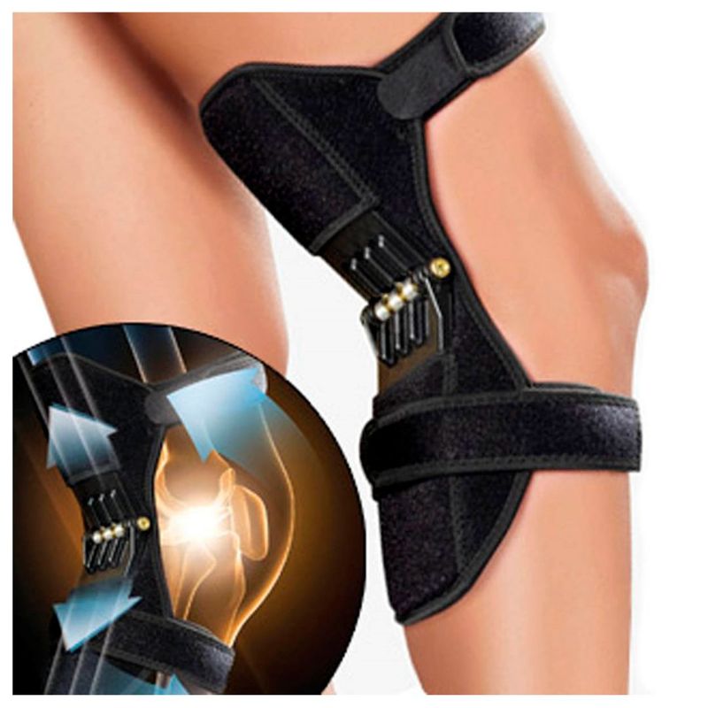 GENERICO - Rodillera con Resorte de Rebote Reduce Tensión en la Rodilla