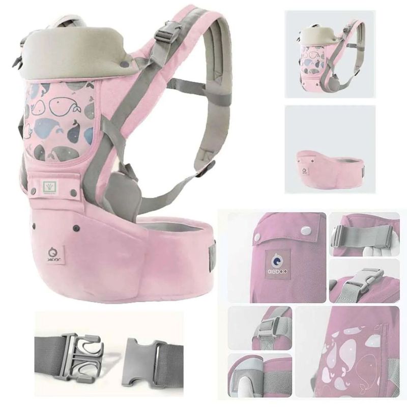 GENERICO - Canguro Para Bebé Ergonómico Ballena 3 en 1
