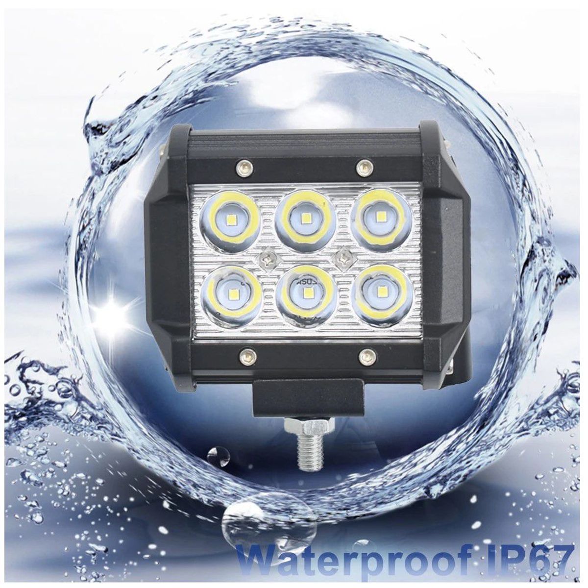 GENERICO - Nebliero Cubo Led 18w Auto Camioneta Moto Cree Led 1pcs