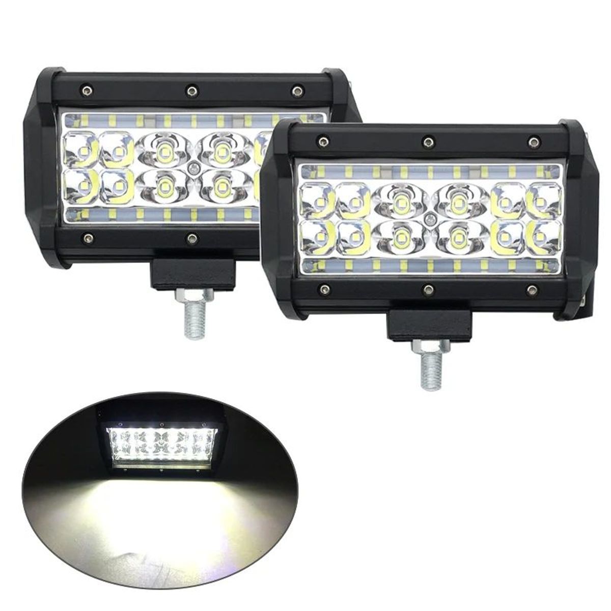 GENERICO - Neblinero Barra Led 90w  Auto Moto  +Lineas Blanca 1PCS