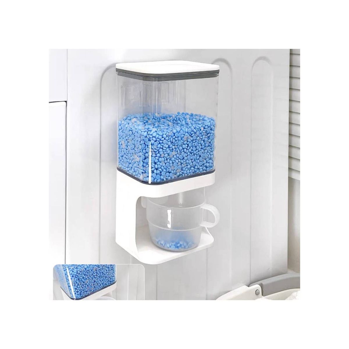 GENERICO - Dispensador adhesivo de 1 división para detergente