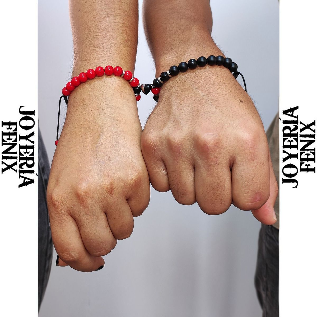 JOYERIA FENIX - Dúo Pulsera Corazón Imantado - Joyería Fenix