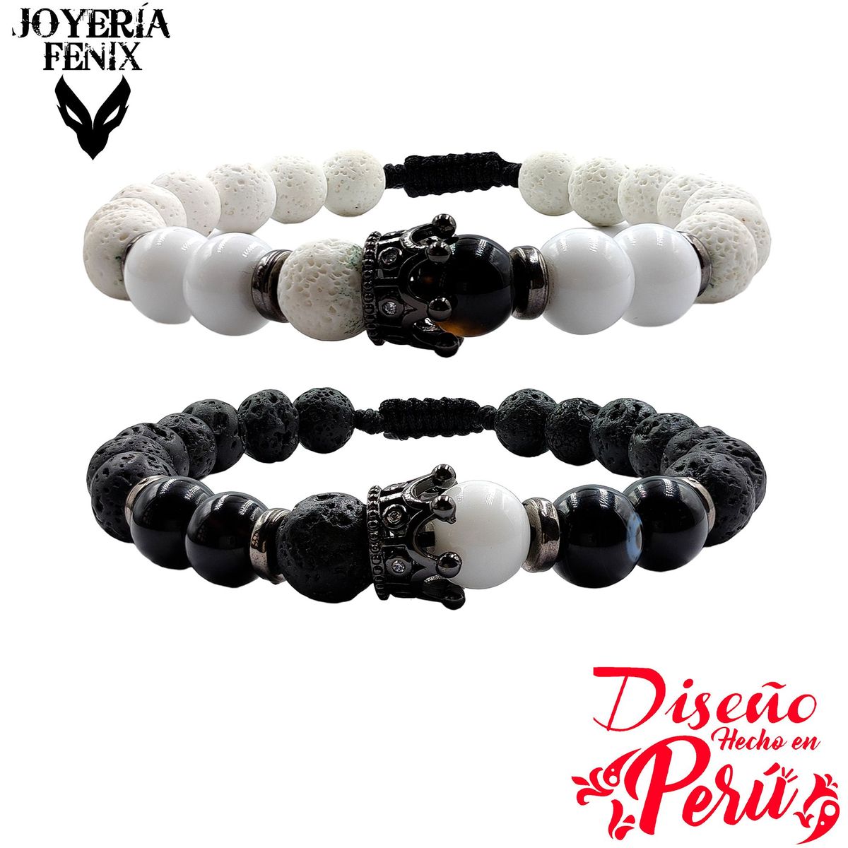 JOYERIA FENIX - Dúo Pulsera Corona - Joyería Fenix