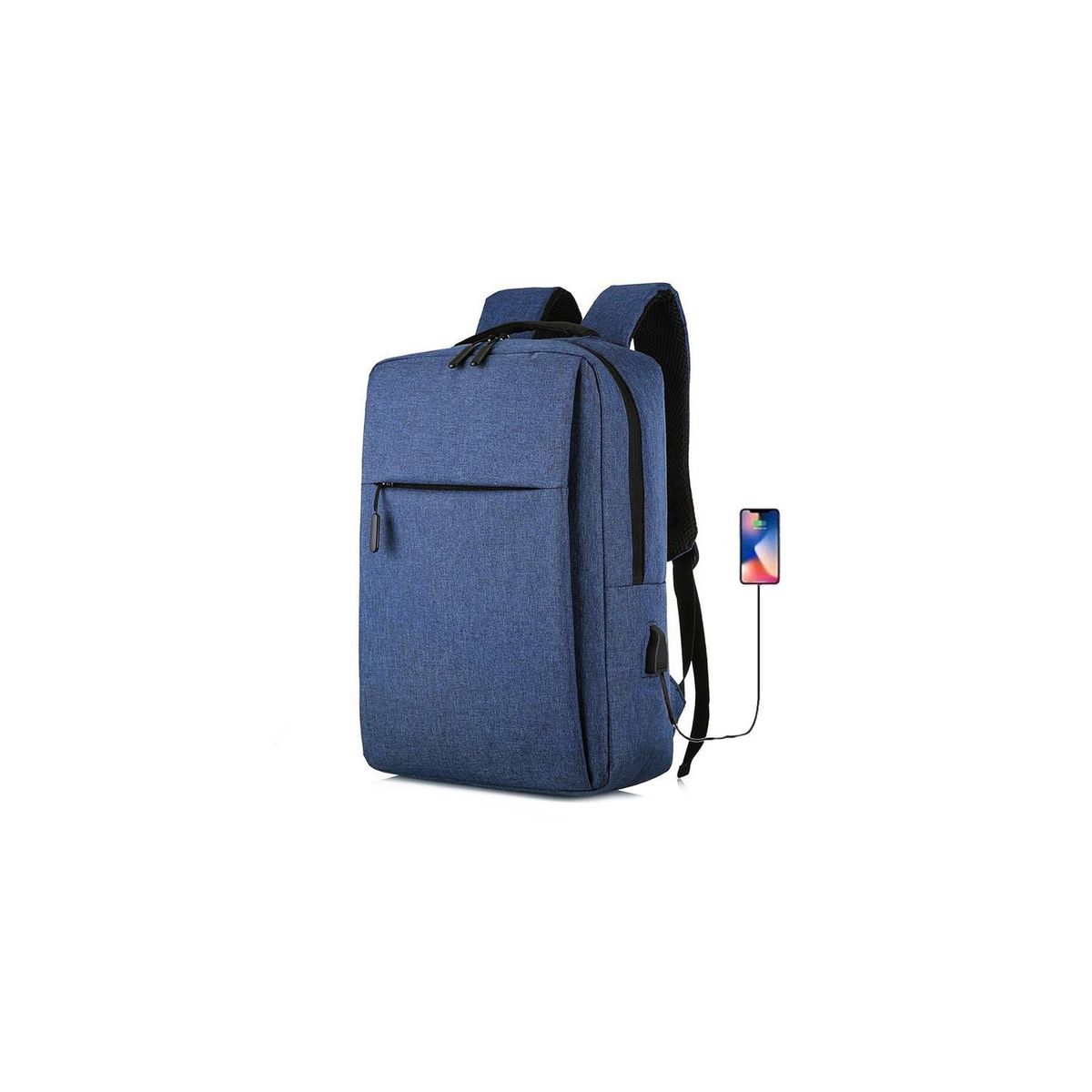 GENERICO - Mochila Antirrobo Impermeable Porta Laptop con USB