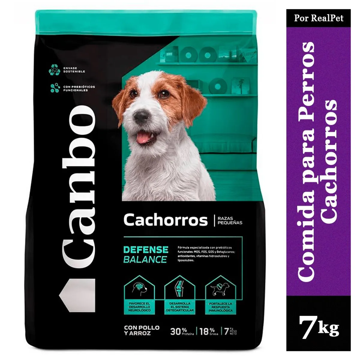 CANBO - Comida para Perro Cachorro Pequeño Canbo Pollo 7 kg