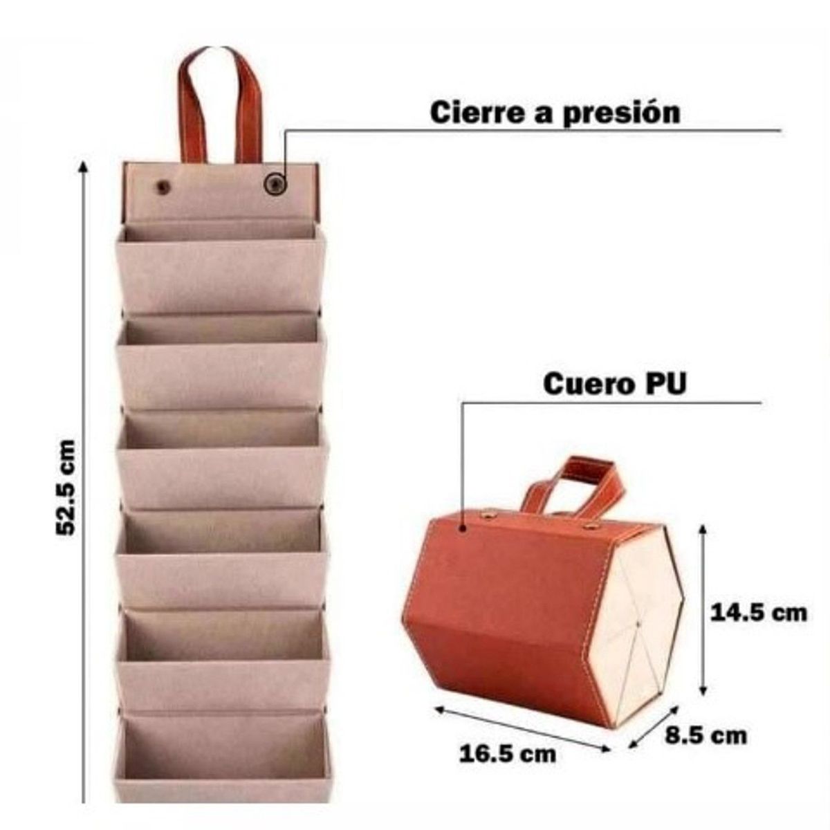 GENERICO - Porta Lentes Plegable MARRON A1