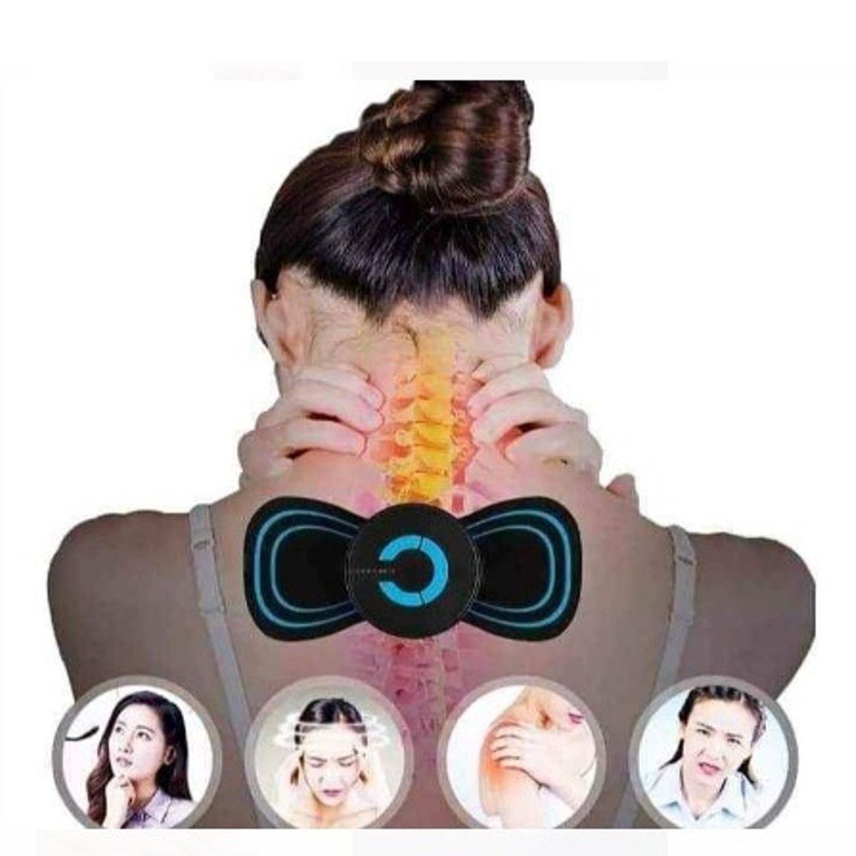 GENERICO - Mini Masajeador Mariposa Recargable  Electrico A1