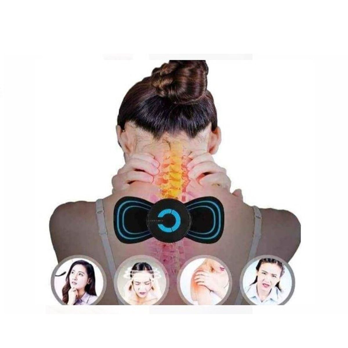 GENERICO - Mini Masajeador Mariposa Recargable  Electrico A1