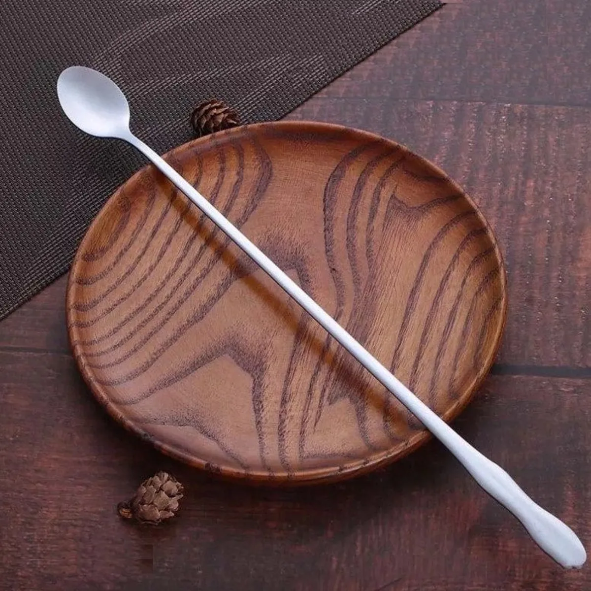 GENERICO - Cuchara de bar larga plana