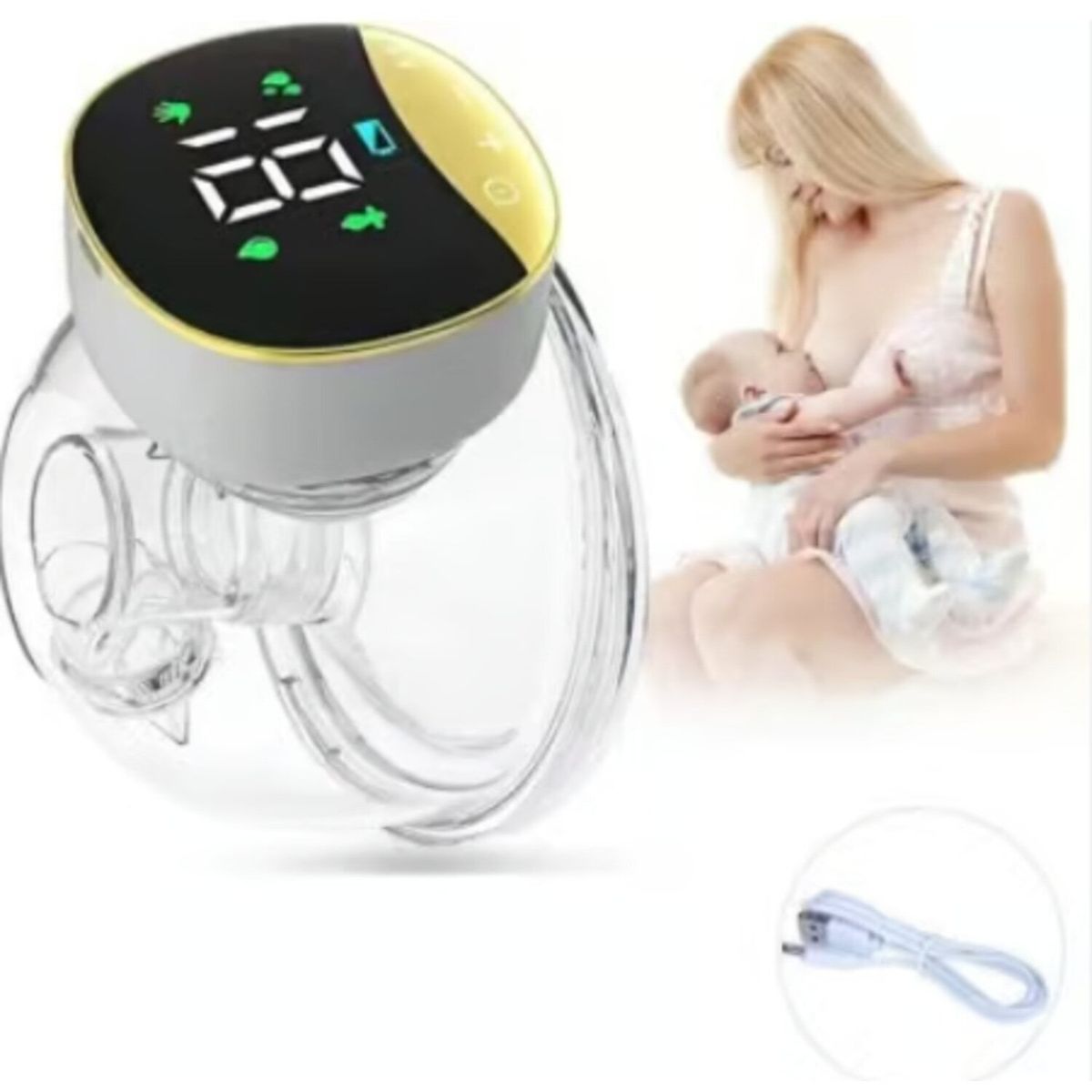 GENERICO - Extractor de Leche Electrico Manos Libres