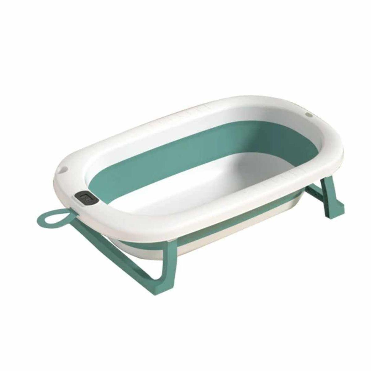 GENERICO - Bañera Plegable de Bebe con Termometro Tina de Bebes