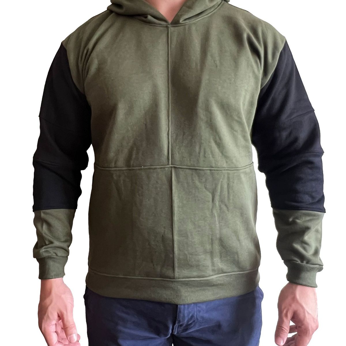 GENERICO - Polera Hombre con capucha Diseño Dual