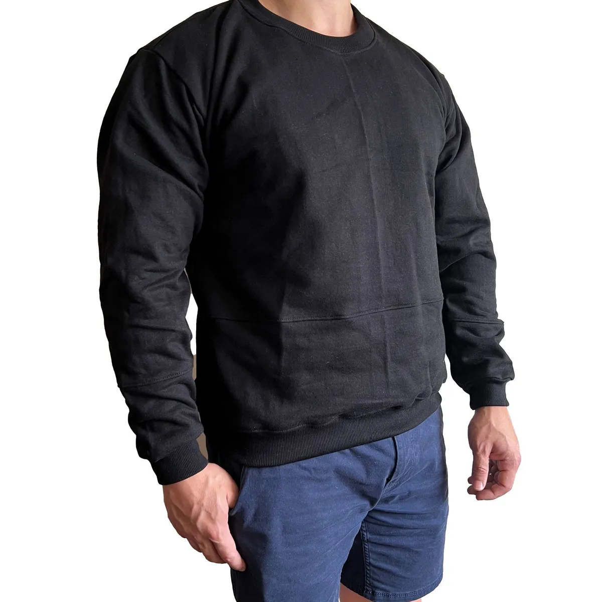 GENERICO - Polera Hombre Básico - Negro