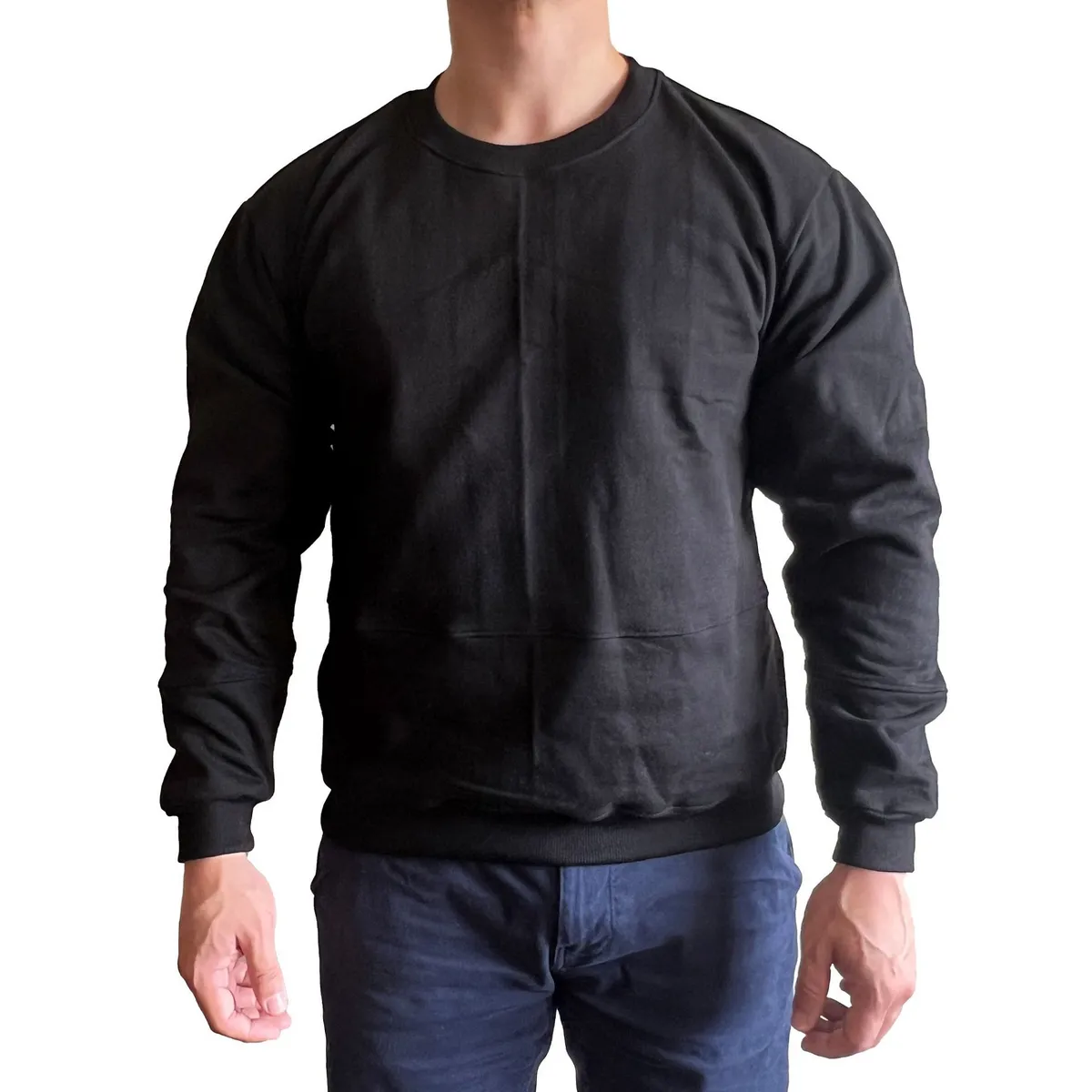 GENERICO - Polera Hombre Básico - Negro