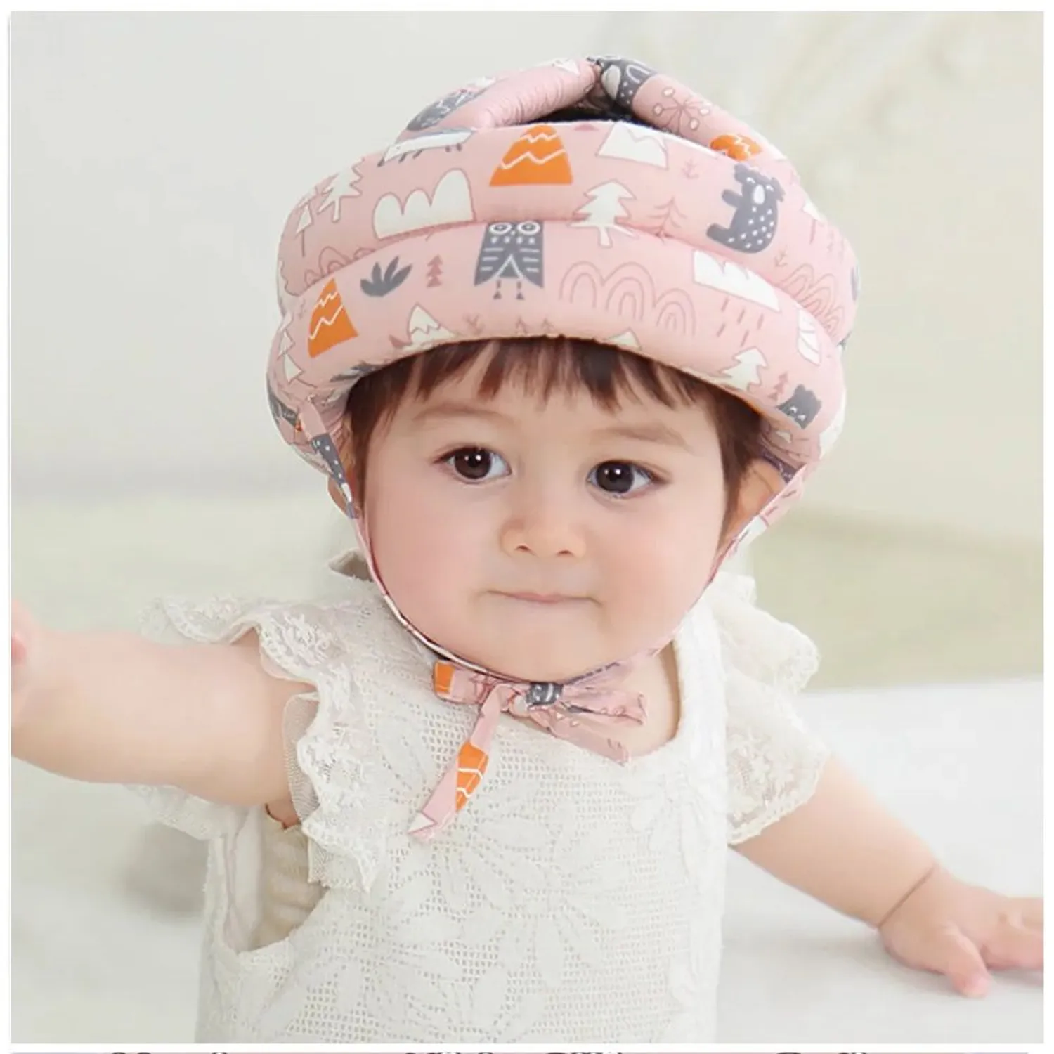 Casco Protector Para Cabeza Antigolpes Importado Bebe Niñas