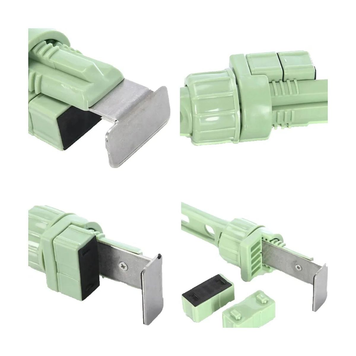 GENERICO - Tendedero de Ropa Portatil Verde Jgo 6 Pz