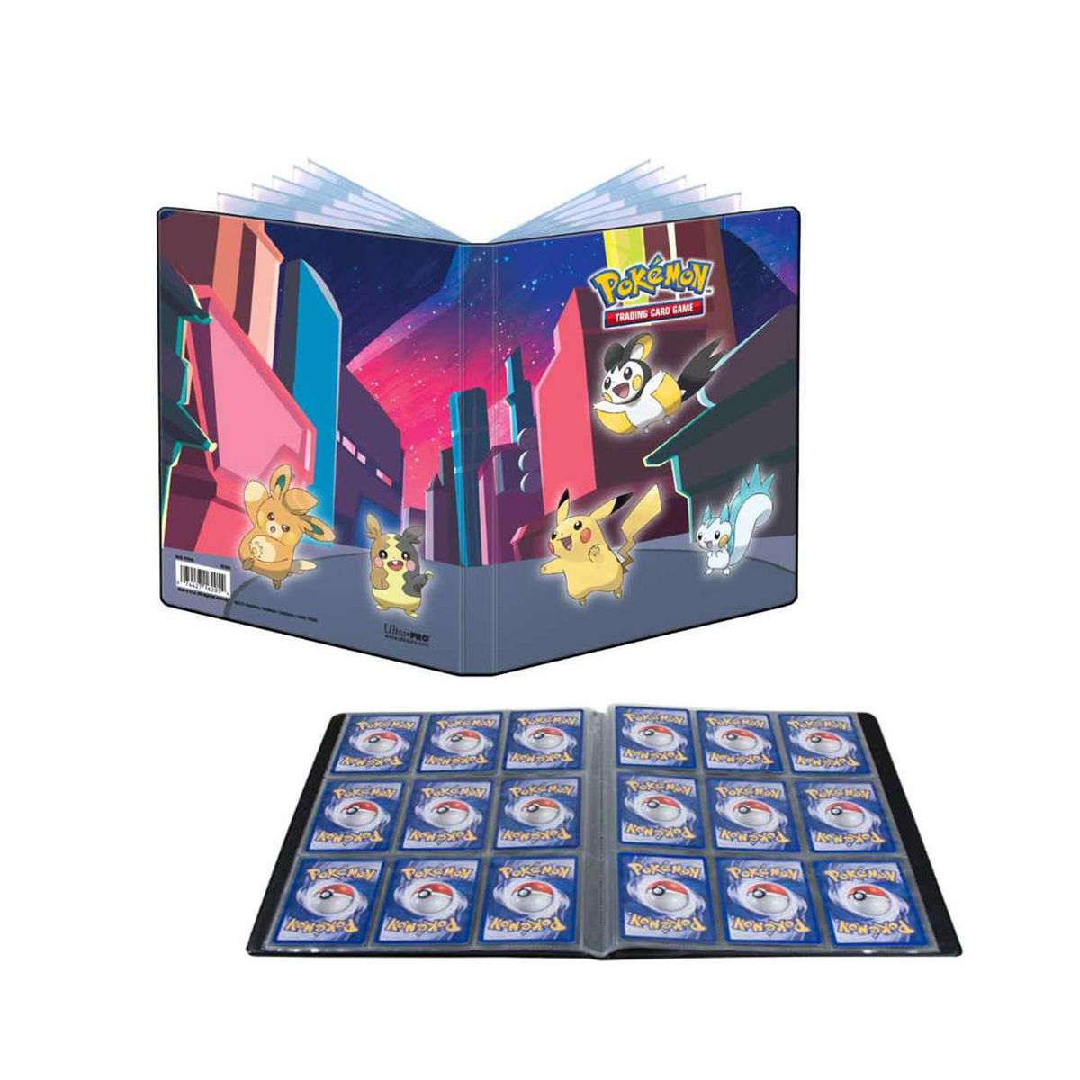 POKEMON - POKEMON FOLDER CARTAS 9 BOLSILLOS PIKACHU EMOLGA