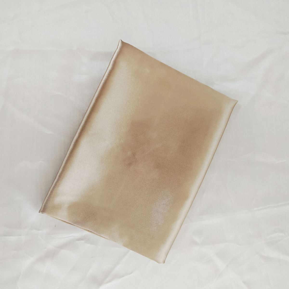 GENERICO - Funda de Almohada de Satín Antifrizz 50x70 cm - Arena