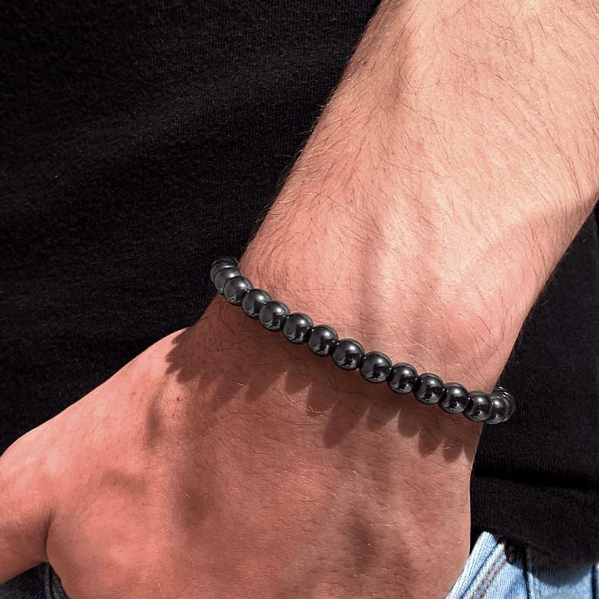 ALFA SFM - Pulsera Hematita Natural