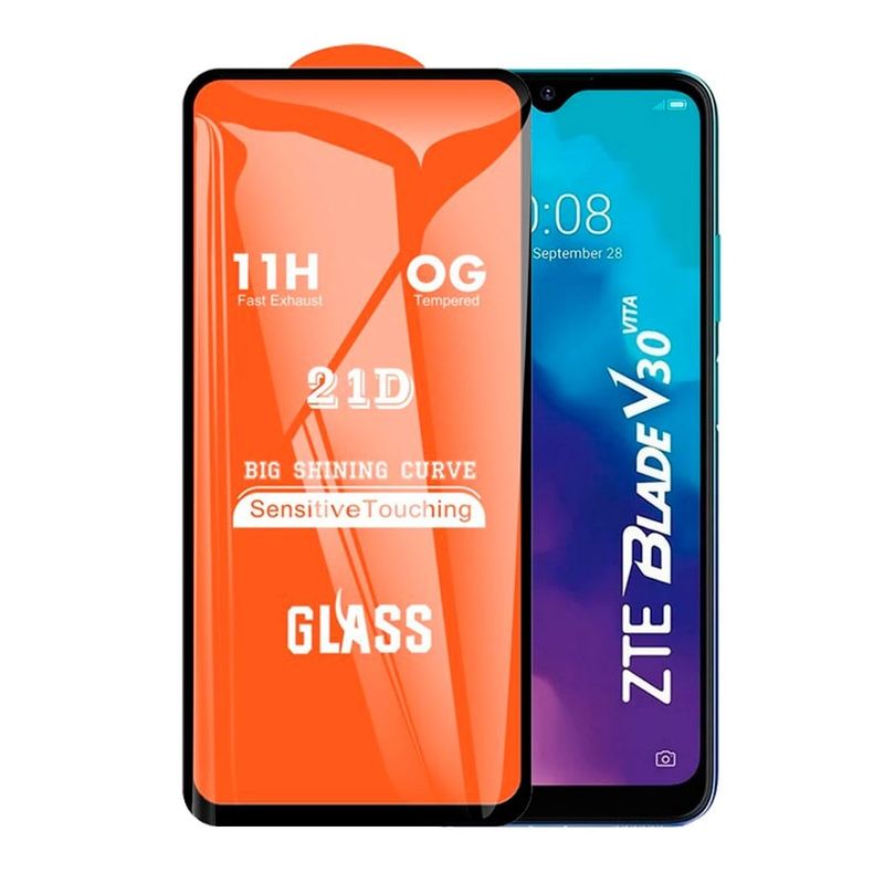 GENERICO - Mica para Zte A7s Protector de pantalla 21D Antishock Resistente
