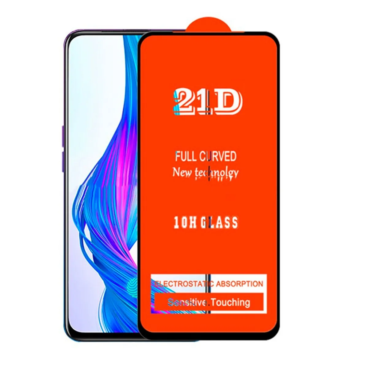 GENERICO - Mica para Realme C3 Protector de pantalla 21D Antishock Resistente