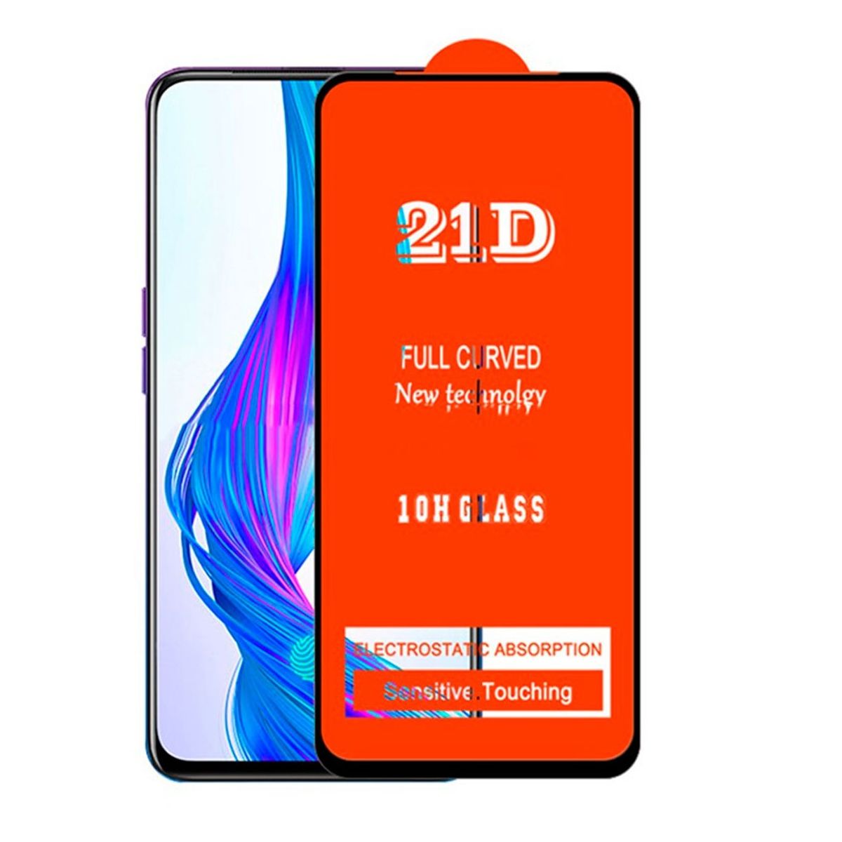 GENERICO - Mica para Realme C3 Protector de pantalla 21D Antishock Resistente