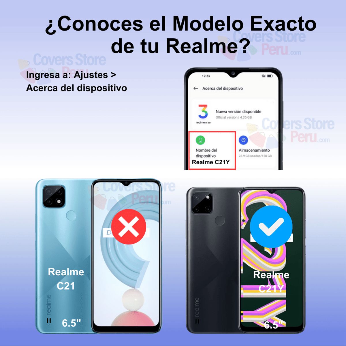 GENERICO - Mica para Realme C21Y Protector de pantalla 21D Antishock Resistente