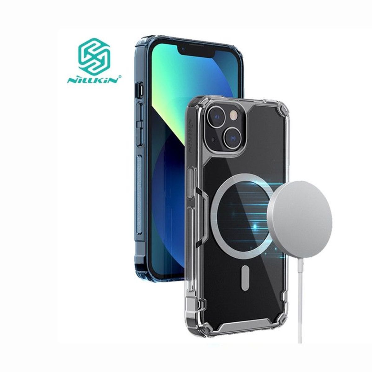 NILLKIN - Case Nilkin Nature TPU PRO Magnetic - Iphone 15 Pro Max - Azul