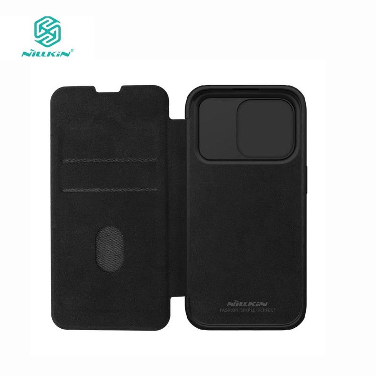 NILLKIN - Case Qin Pro Leather Nillkin Para Iphone 13 - Negro