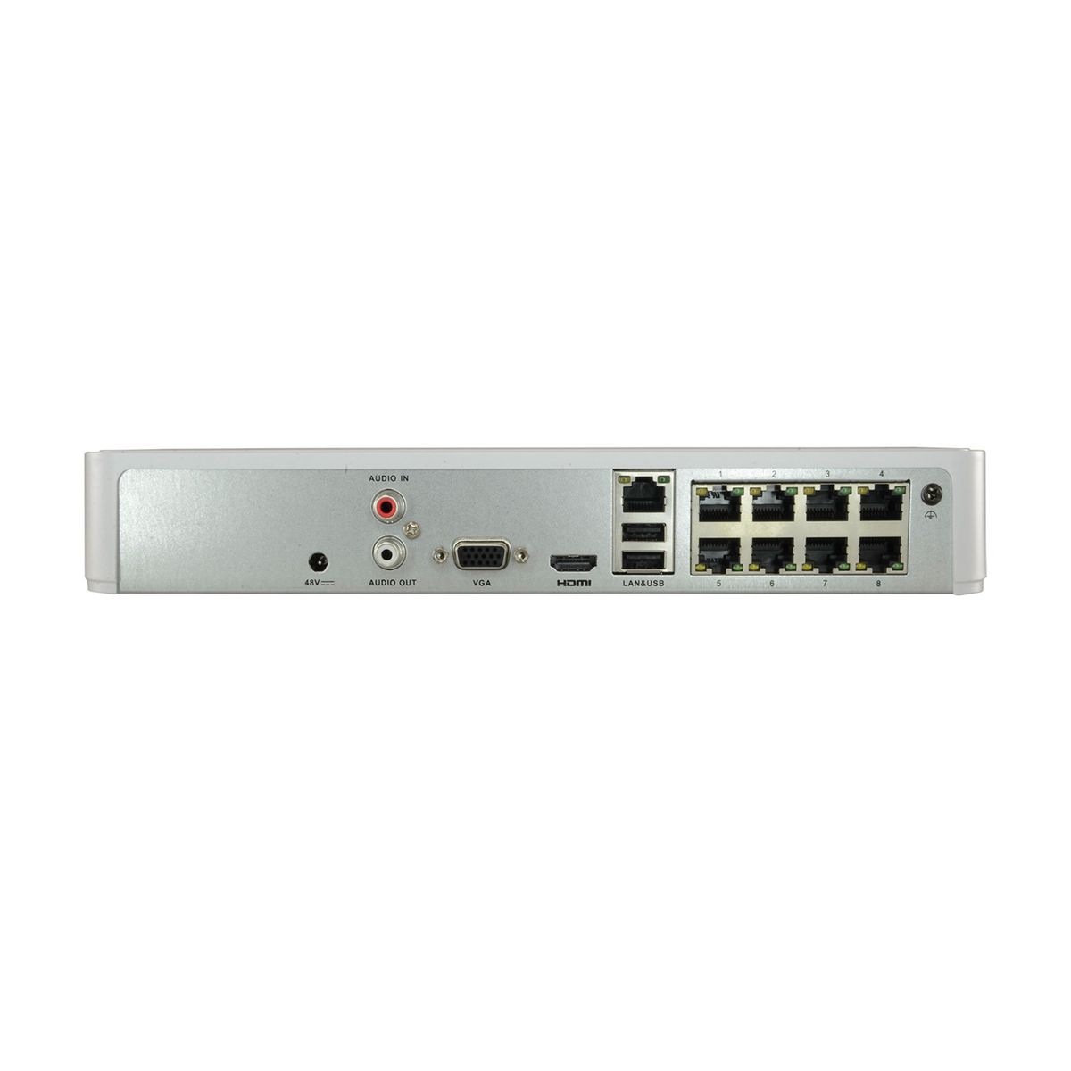 HIKVISION - GRABADOR HIKVISION NVR IP DE 8 CANALES DE VIDEO P/N: DS-7108NI-SN/P