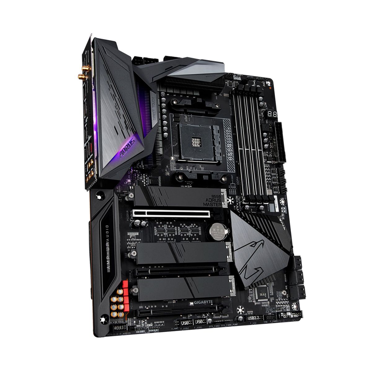 GIGABYTE - PLACA GIGABYTE B550 AORUS MASTER AM4 WI-FI RGB P/N: B550 AORUS MASTER