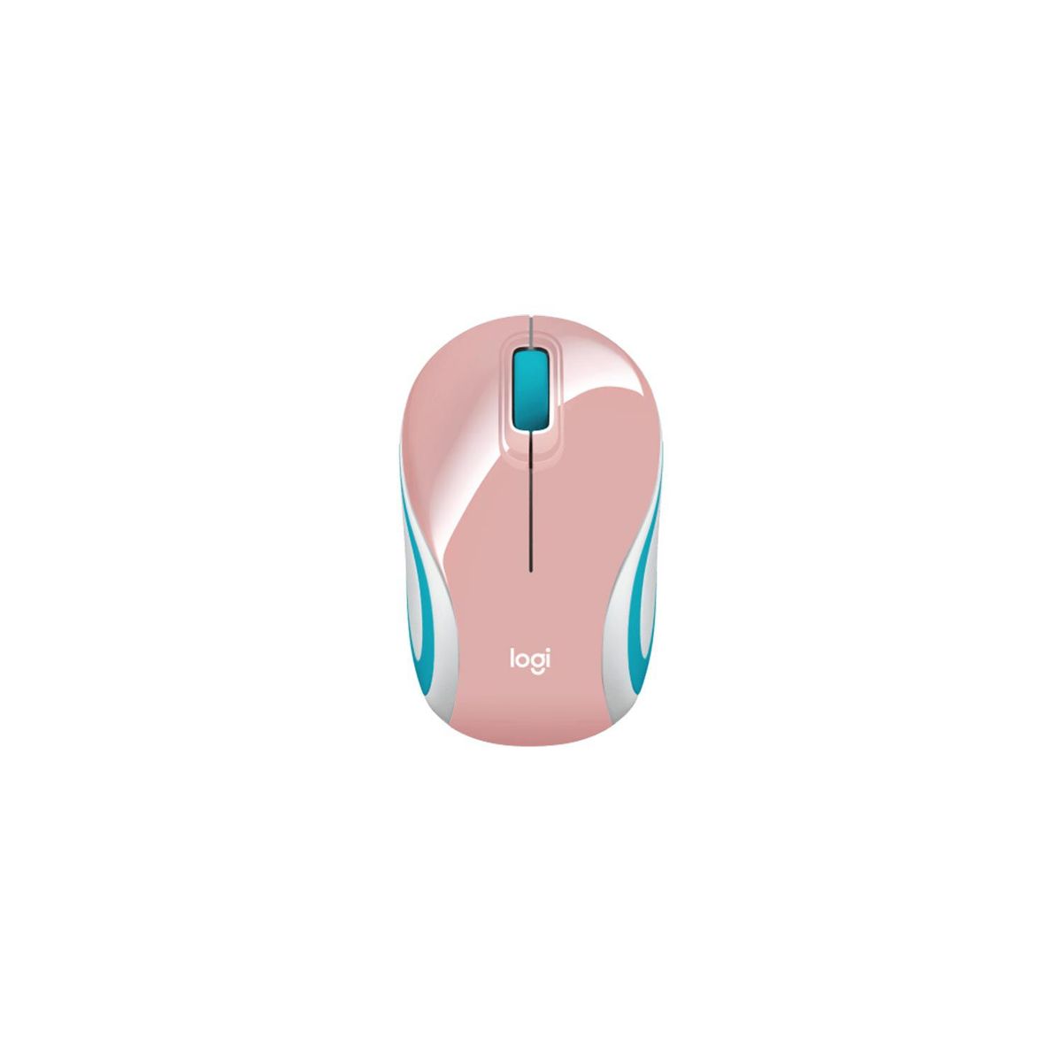 LOGITECH - Mouse Logitech M187 Mini Wireless Refresh Pink