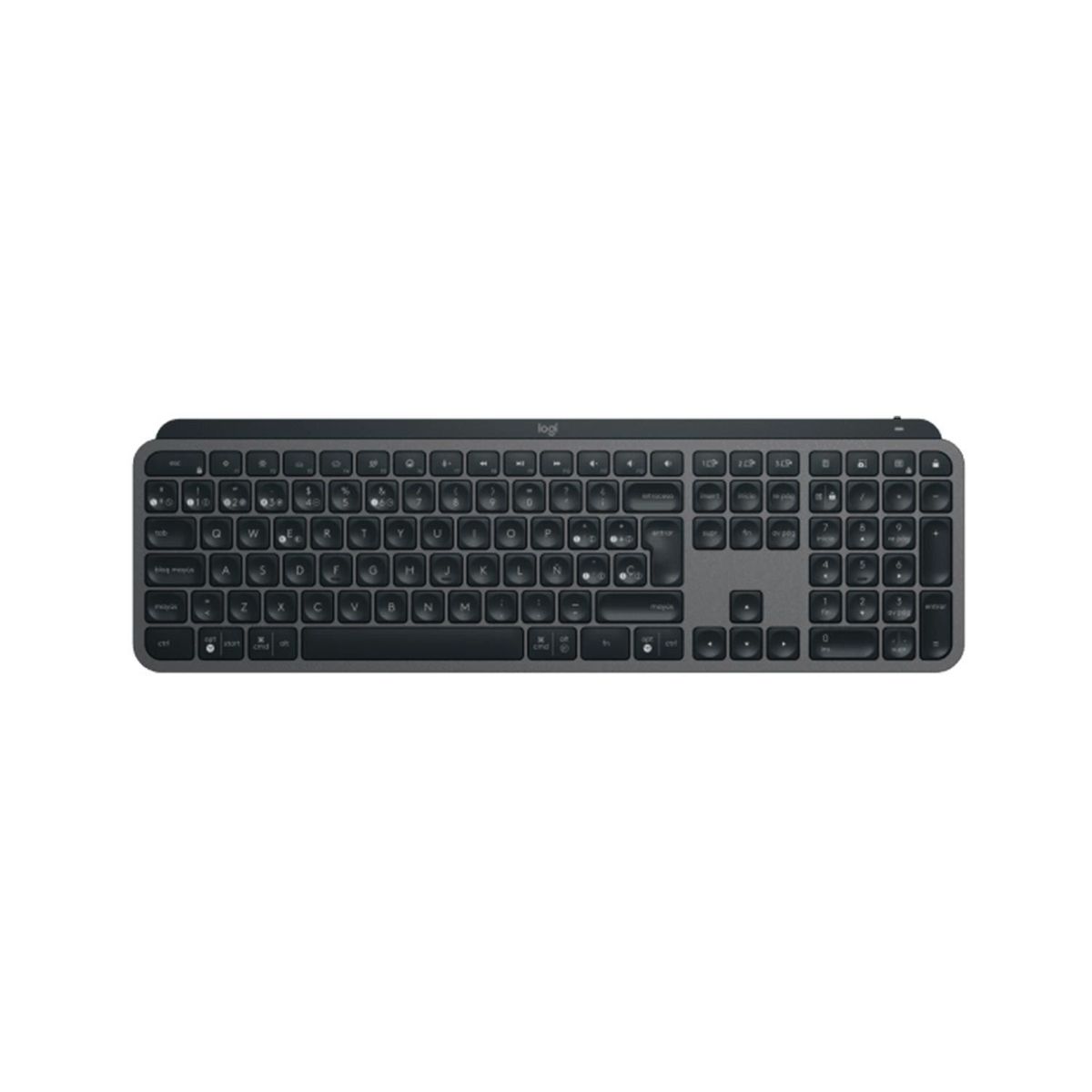 LOGITECH - Teclado Logitech Mx Keys S Illuminated Wireless/Bt Sp Black