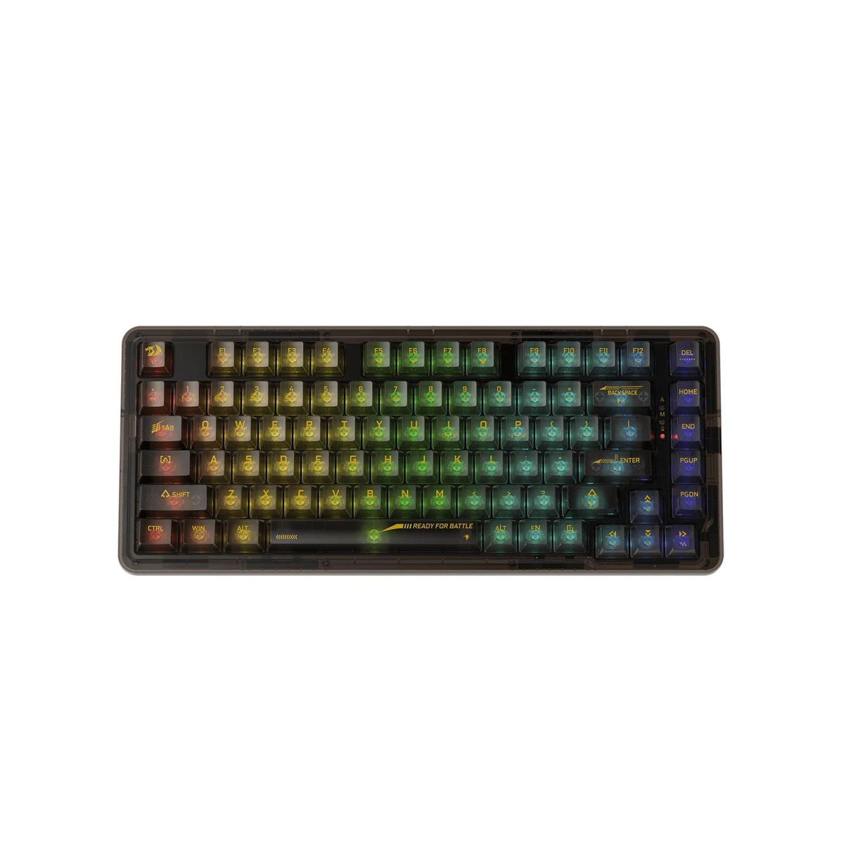 REDRAGON - Teclado Gamer Redragon Elf Pro Black K649Ctb Pro Wireless Eng Black