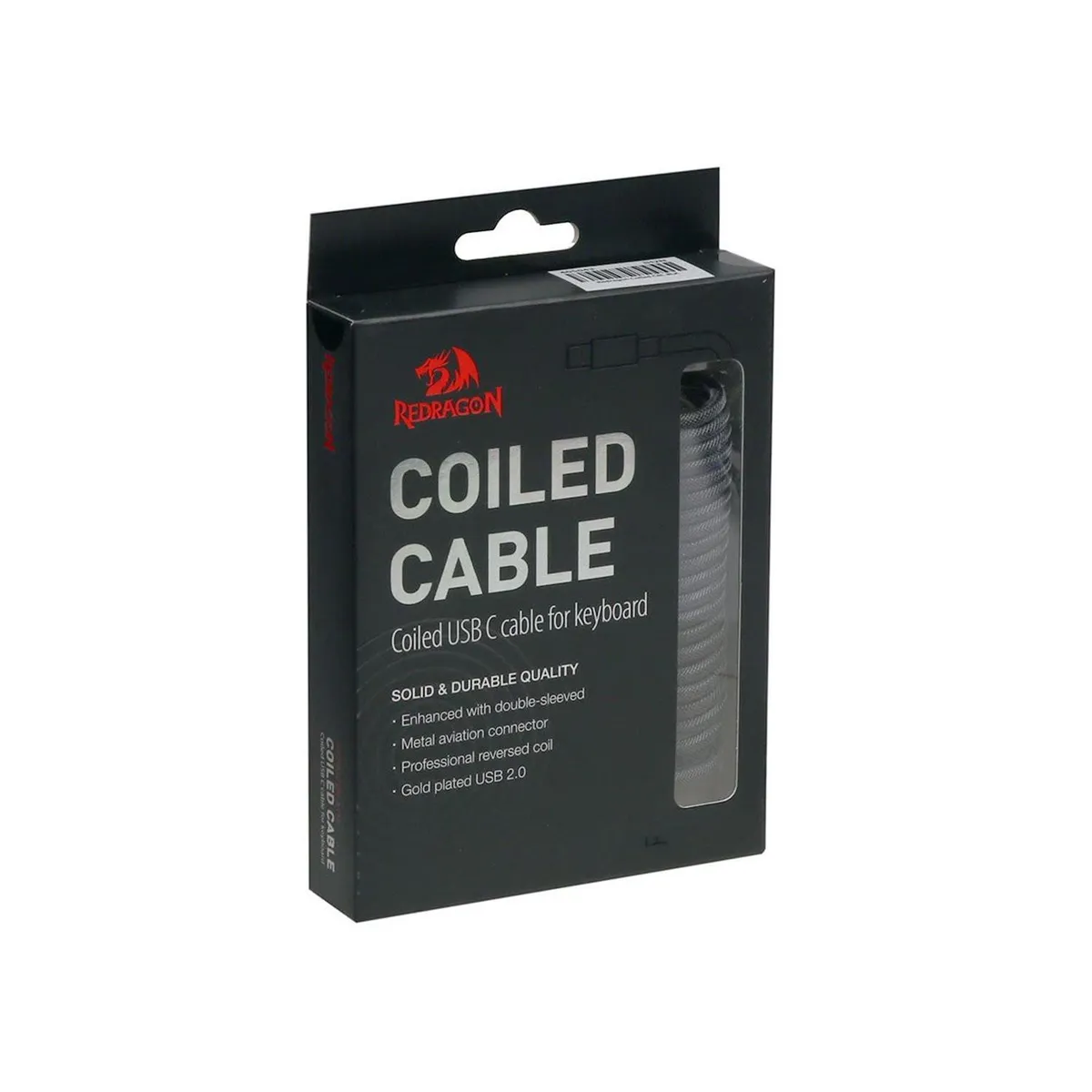 REDRAGON - Cable Para Teclado Redragon Coiled A115B Black