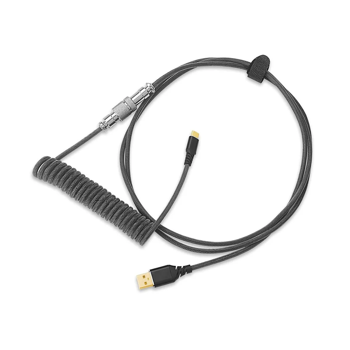 REDRAGON - Cable Para Teclado Redragon Coiled A115B Black