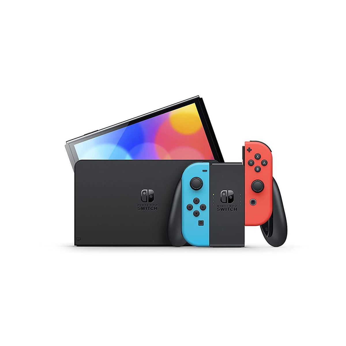 NINTENDO - Consola Nintendo Switch Modelo Oled Neon  Super Mario Wonder