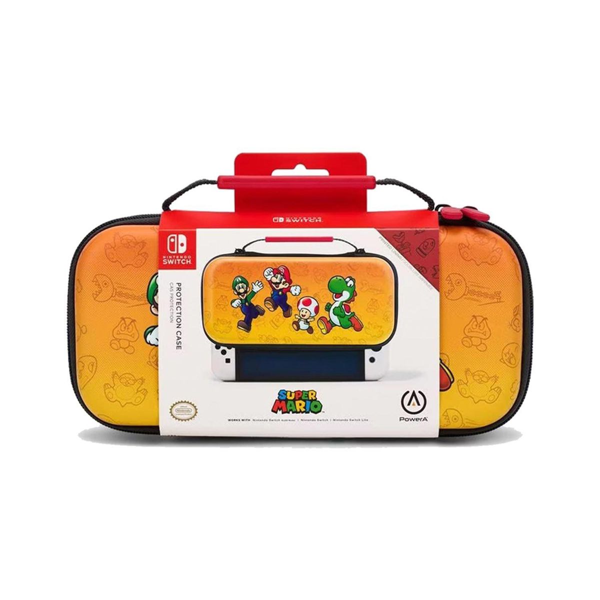 NINTENDO - Consola Switch Oled Blanco + Mario Party + Estuche Mario And Friends