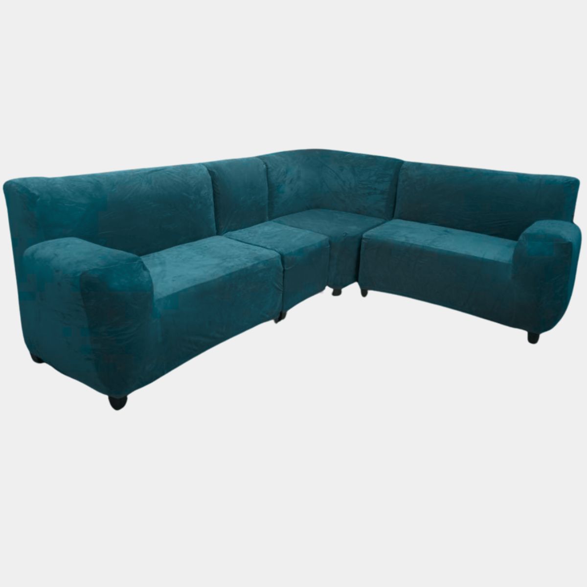 SALA FABULOSA - Funda de mueble modular 4 piezas con 6 fundas de cojines JADE