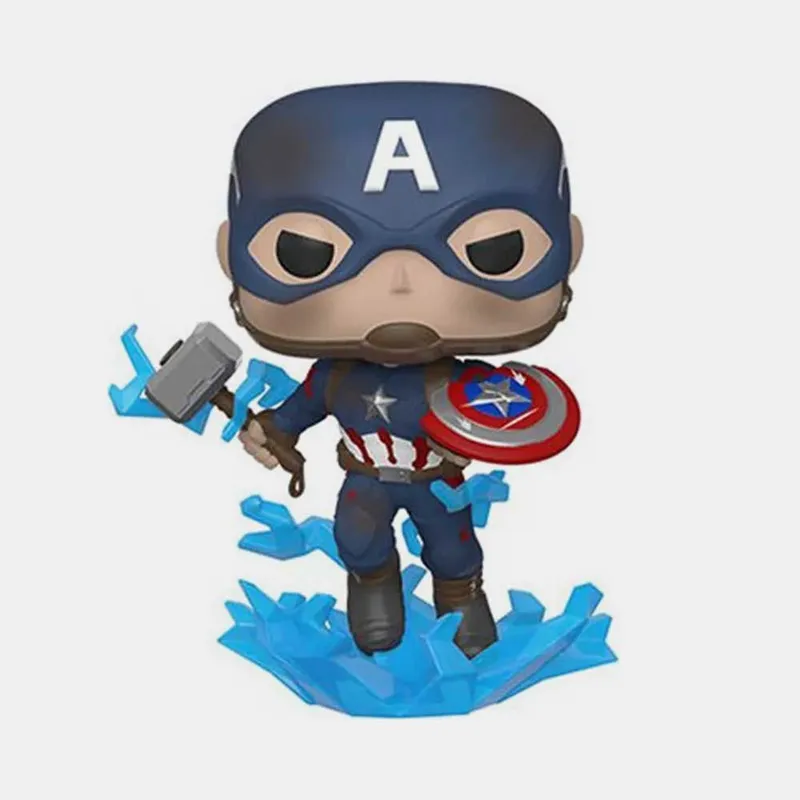 FUNKO - FUNKO POP AVENGERS ENDGAME - CAPTAIN AMERICA SHIELD MJOLNIR