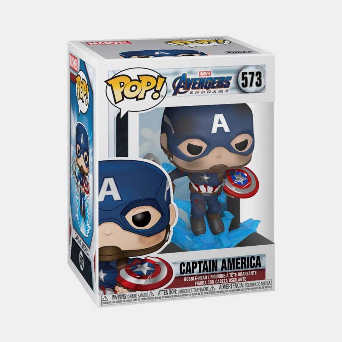 FUNKO - FUNKO POP AVENGERS ENDGAME - CAPTAIN AMERICA SHIELD MJOLNIR