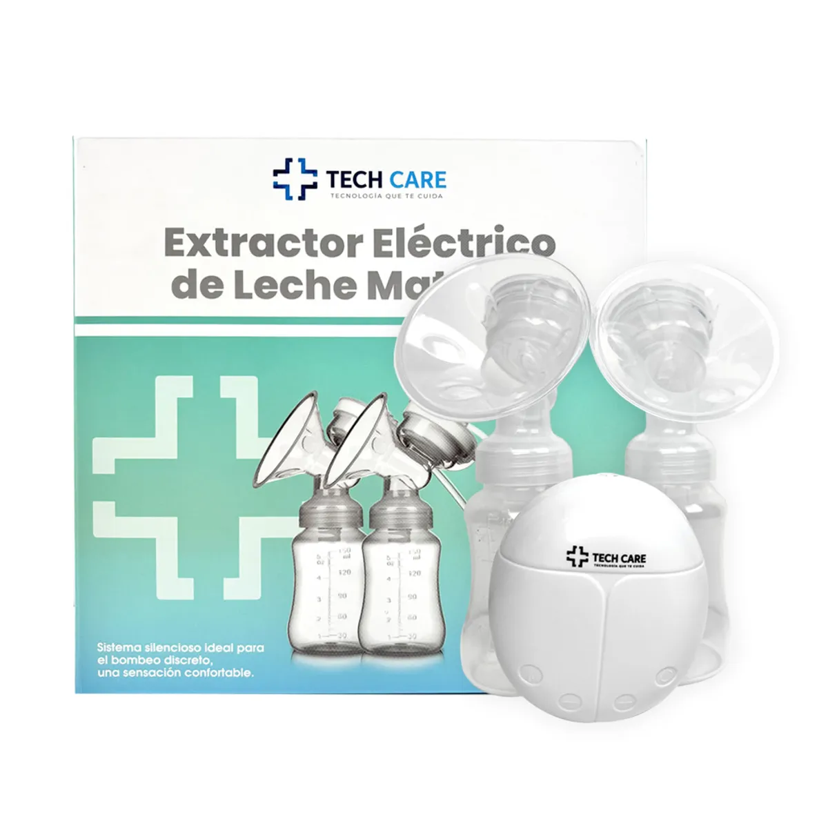 TECH CARE - Extractor Eléctrico De Leche Materna Doble Bpa Free