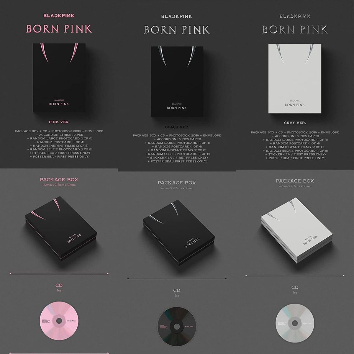 GENERICO - Blackpink Born Pink Álbum color Pink