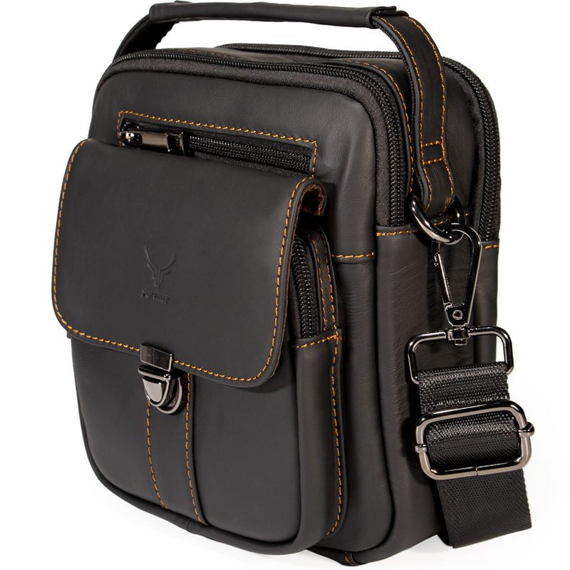 ARMUZ - Morral de Cuero Vacuno 7438 - Mujer