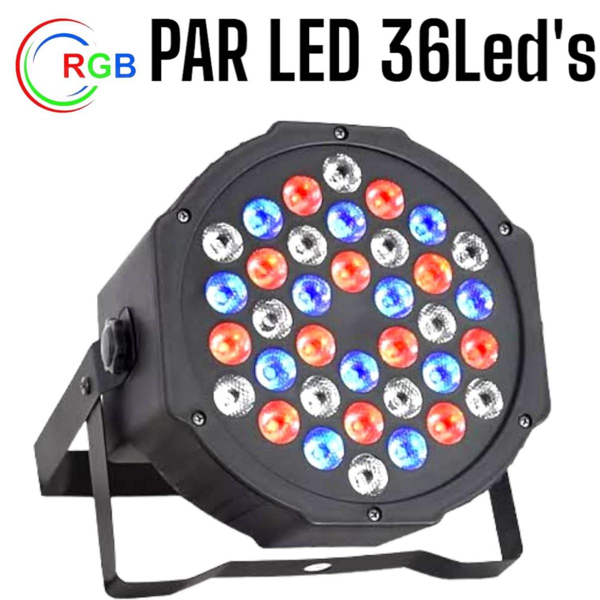 OEM - Par LED de 3Watt de 36Leds RGB AutoSound DMX520 Reflector Luces Color