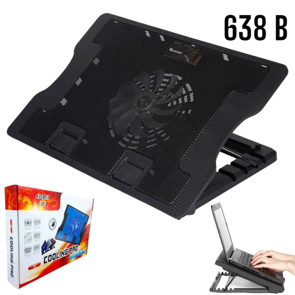 OEM - Ventilador para Laptop Cooler desde 9 hasta17 Silencioso