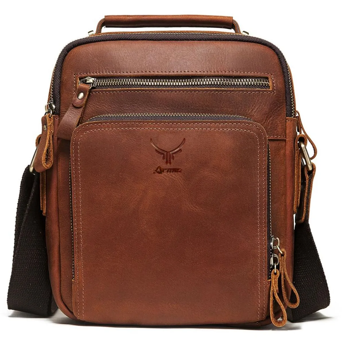 ARMUZ - Morral de Cuero vacuno Hombre