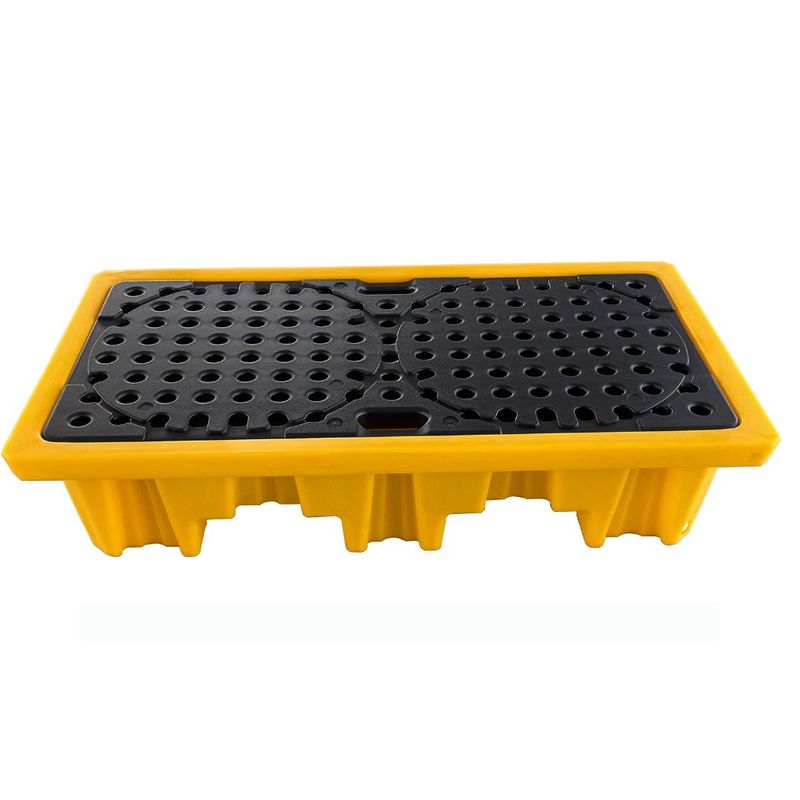 GENERICO - Pallet Antiderrame para 2 Cilindros, SteelPlus