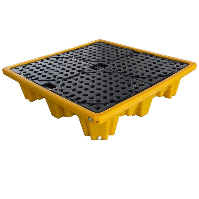 GENERICO - Pallet Antiderrame para 4 Cilindros