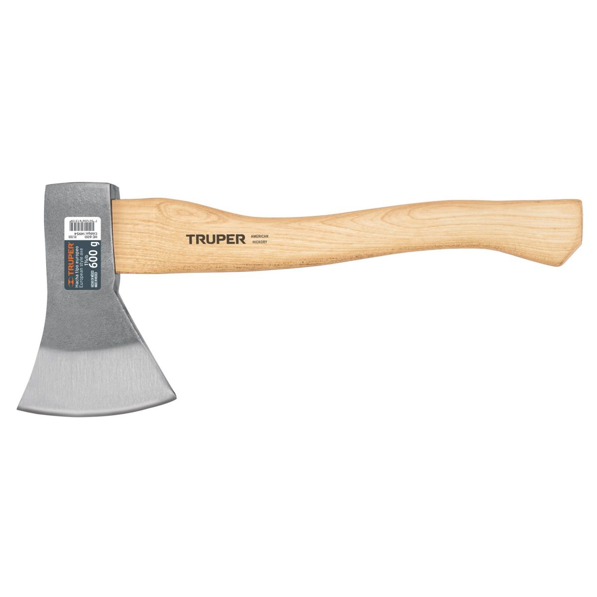 TRUPER - Hacha de acero con mango de madera ergonómico 14 pulgadas Truper